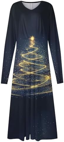 SGASY Christmas Dresses for Women Elegant and Versatile Christmas Vocassional Styles