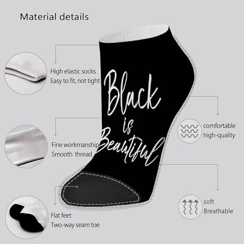 B Is for Brilliant Black Toddler Socks Historical Month