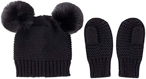 Winter Toddler Hat Set Knitted Warm Hats Scarves for Babies