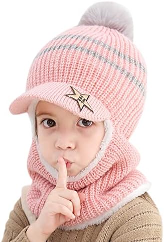 Warm Winter Hat with Ear Warmer for Kids