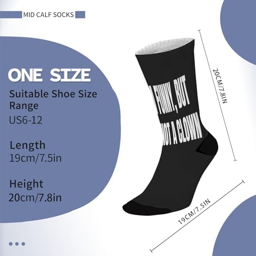 Mens Socks Long Booty Socks Funny Socks for Boy Casual Socks Men