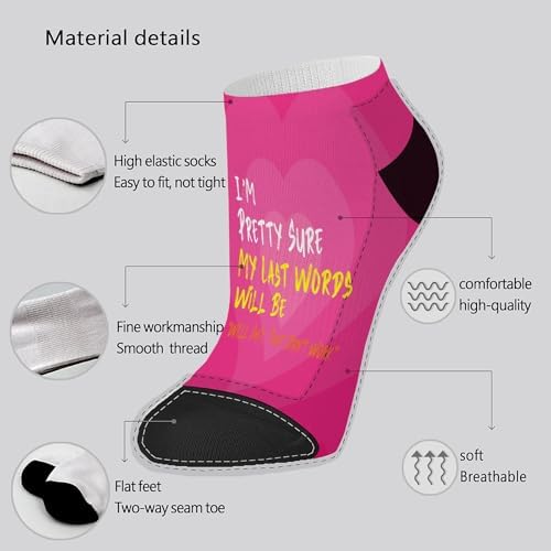 Funny Decision-Making Ankle Socks for Men Stay Warm and Look Sweet
