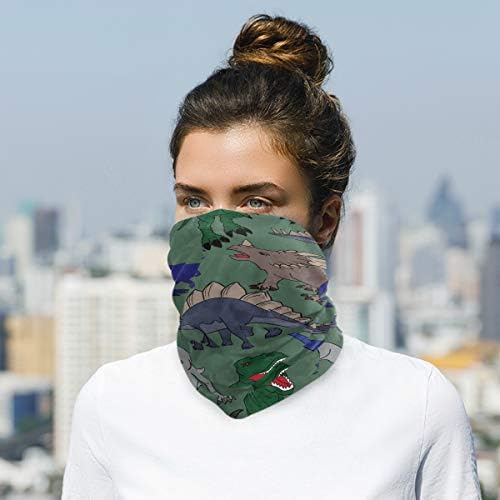 My Little Nest Unisex Balaclava Face Mask Novelty Bandana with Dino Dust Design