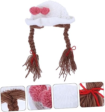 Warm Comfy Newborn Baby Hats Boys Girls Knitting Cap Bowknot Style