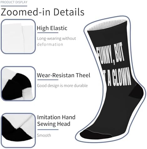 Mens Socks Long Booty Socks Funny Socks for Boy Casual Socks Men
