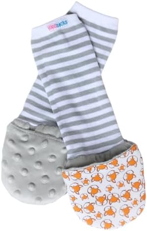 Handsocks Plushy Stay On Strap-Free No-Scratch Warmth Mittens