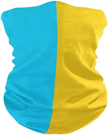 Unisex Magic Mask Headband Yellow Blue