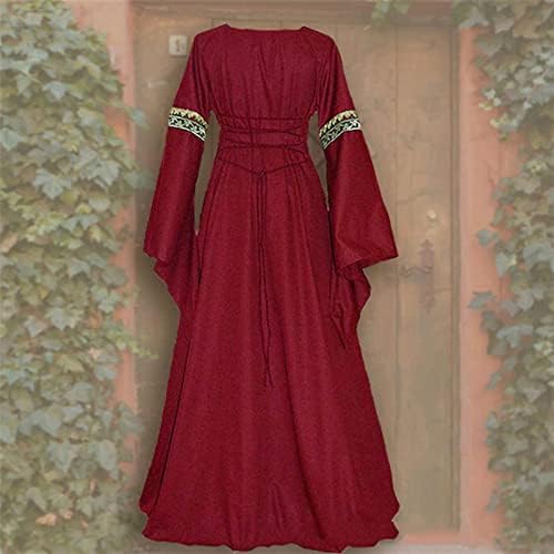 YELLDesk Plus Size MedievalNineteenth-Century Dress for Women Snowgoat Style