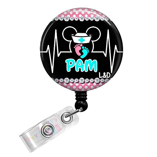 Mouse EKG Nurse Hat for Babies