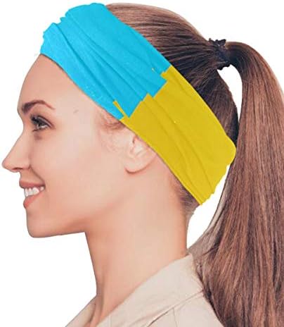 Unisex Magic Mask Headband Yellow Blue