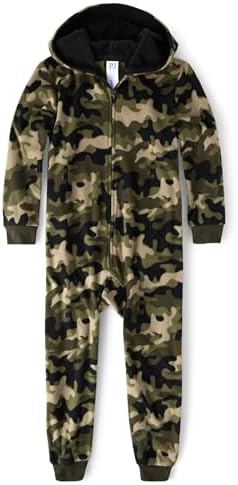 boys long sleeve zip-up pajama