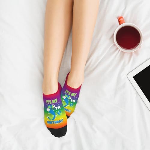 5th Birthday Socks for Kids and Adults with Earth Day Message