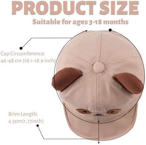 OMUKY Cotton Toddler Baseball Hat