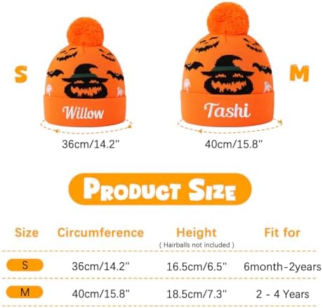 Guccde Personalized Toddler Hats Custom Knitted for Kids