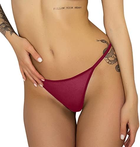 High-Rise Comfort Thong Underwear for Women