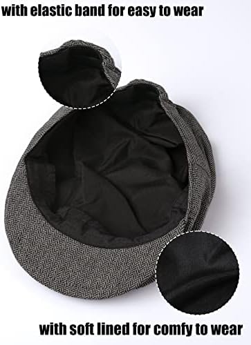 AJ Design Tweed Drivers Cap