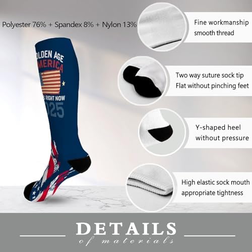 The Golden Ages Of America Begins Right Now 2025 Socks