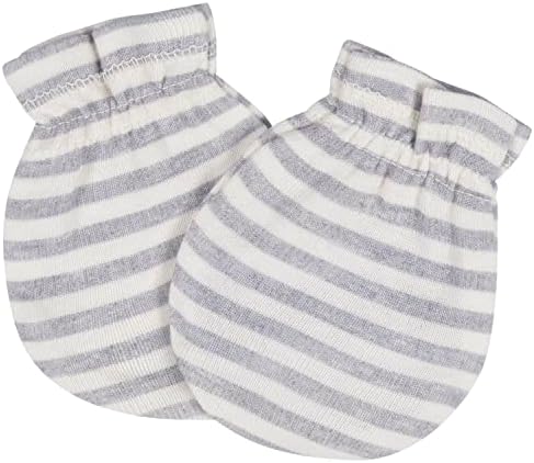 Babys Look 4 Caps 4 Mitten Sets for Day Night