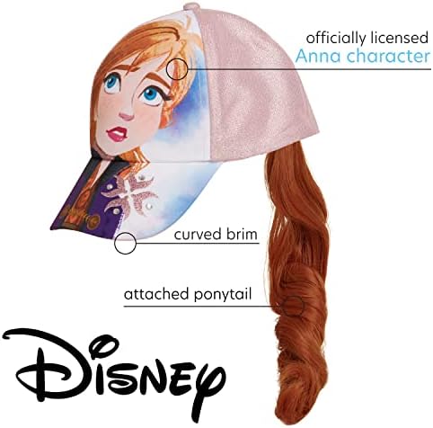 Disney Girls Frozen 2 Elsa Anna Baseball Cap for Kids