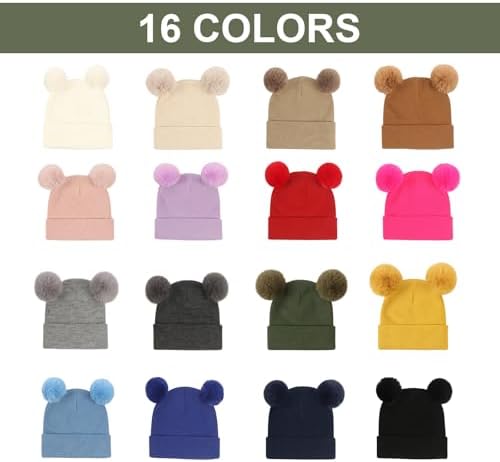 Lanleay Custom Name Beanie Hats for Babies Boys