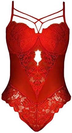Bodysuit for Women - V-Neck chemise nightwear