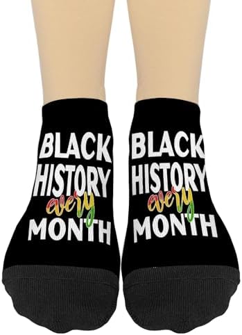 B Is For Brilliants Black Historys Month Toddler Boys Athletic Socks