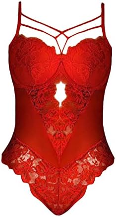 Bodysuit for Women - V-Neck chemise nightwear