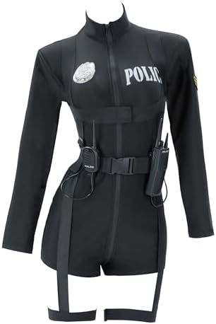 HAIKYUU Sexy Cop Costume Set Women UK Halloween Party Outfit