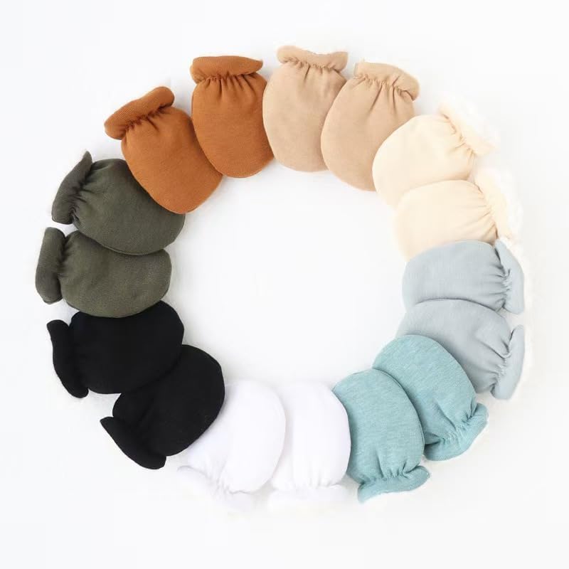 Perfect Winter gift - Soft Warm Baby Mittens for Newborns Kids