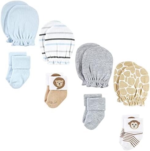 Perfect Newborn Gift - Hudson Baby Baby Girl Socks Mittens Set