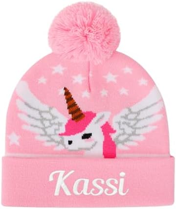 Guccde Personalized Toddler Hats Custom Knitted for Kids