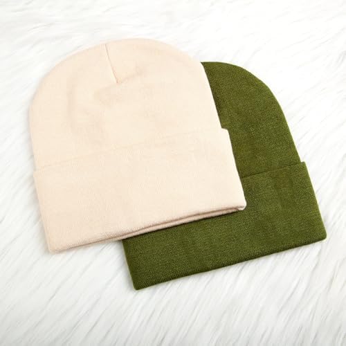 SATINIOR 4 Unisex Toddler Beanies 0-36 Months