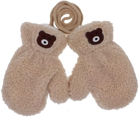 Winter Warm Bear Gloves for Boys Girls and Babies
