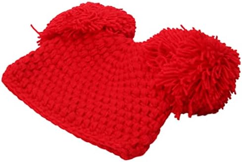 Winter Warm Christmas Hat for Boys - Red