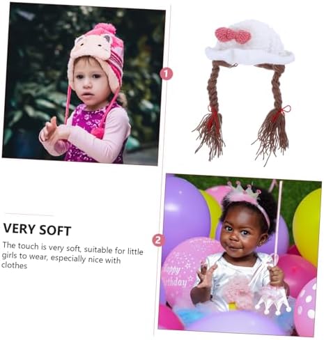 Warm Comfy Newborn Baby Hats Boys Girls Knitting Cap Bowknot Style