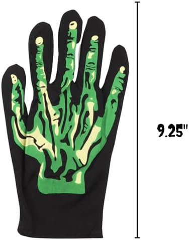 Needzo Halloween Green Monster Gloves