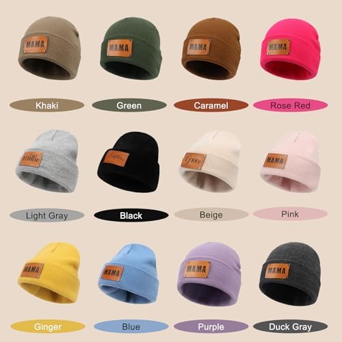 Custom Baby Beanie with Name - toddlers winter hat for boys and girls