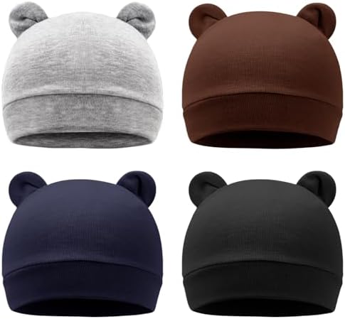 Premium Soft Cotton Baby Beanie for Newborns