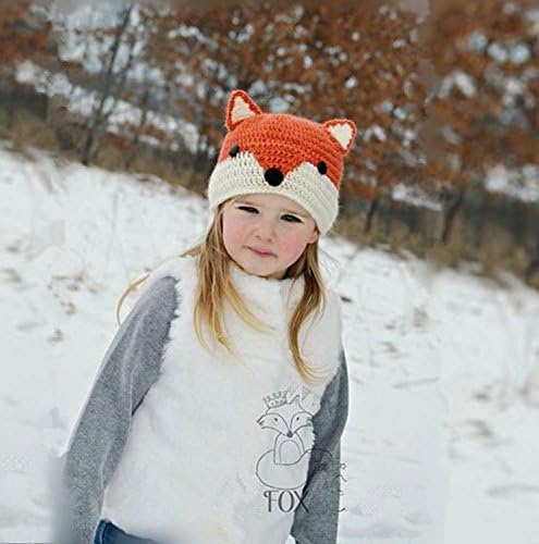 Children Cartoon Fox Beanie Hat