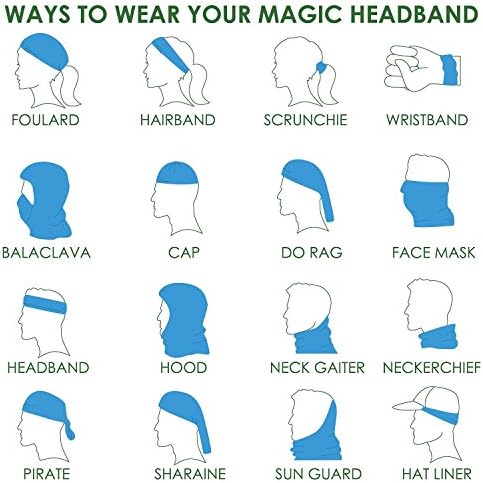 Versatile Sun Protection Headband for All Ages