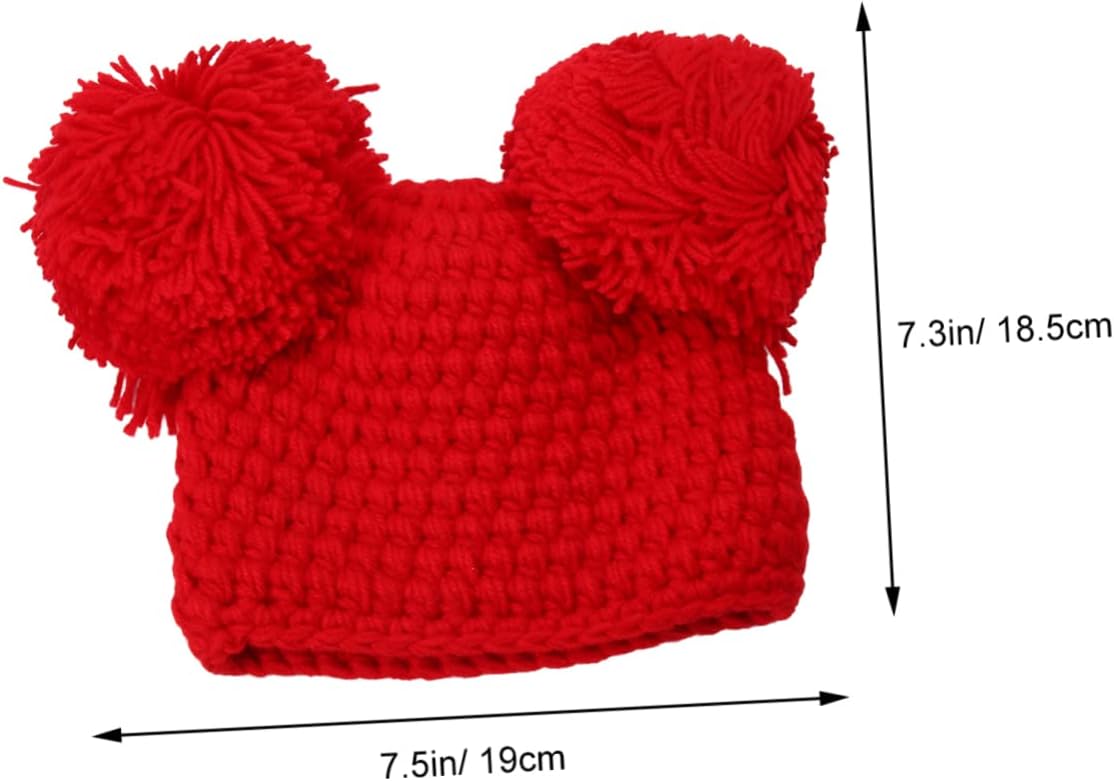 Winter Warm Christmas Hat for Boys - Red