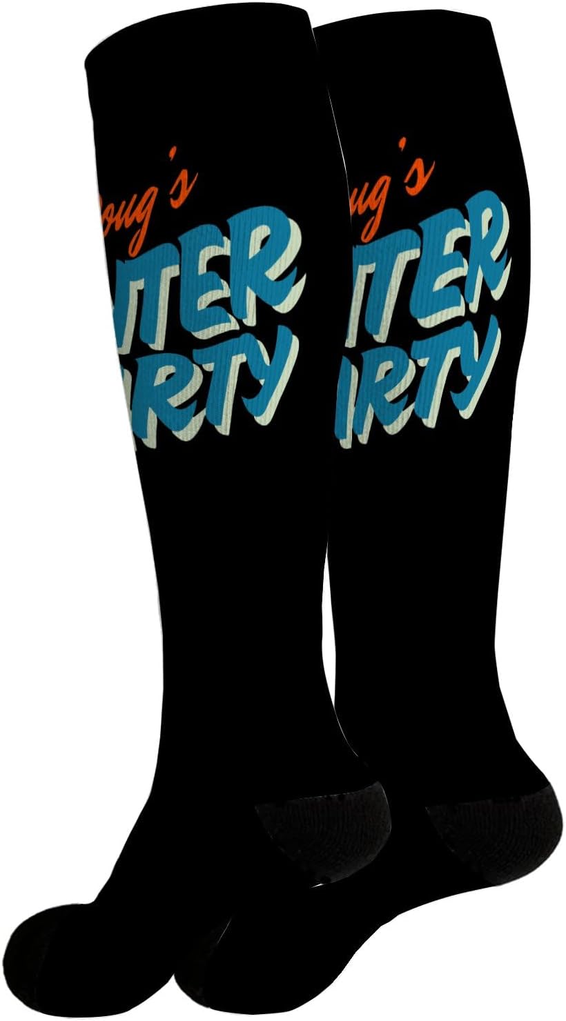 Dougs 2025 Winter Party Mens Dress Socks for Work More