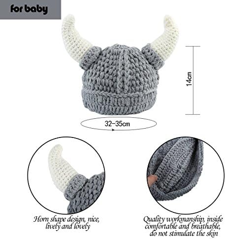 Handmade Viking Knit Hat for Babies