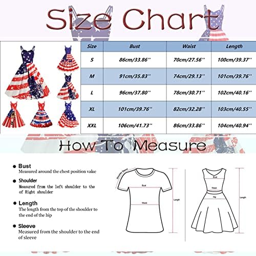 Patriotic Red White and Blue Mini Dress for Women