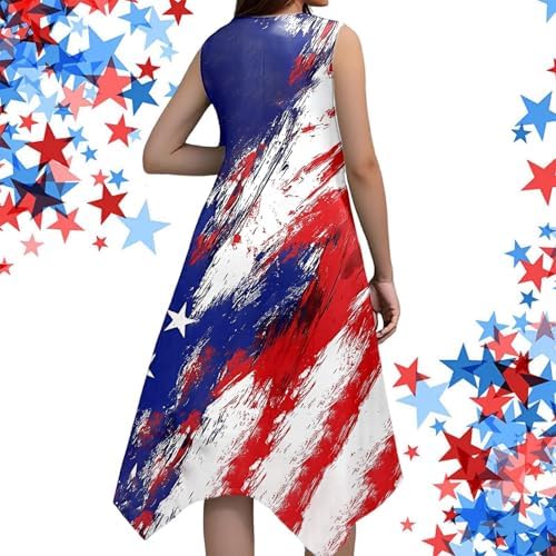 4th of July Patriotic Tank Top for Women
