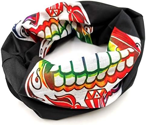 Seamless UV Protection Mask for Motorcycle Cycling - Soft 3D Print Bandana