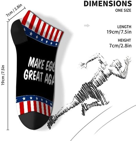 Make Eggs Great Again Low Cut Socks