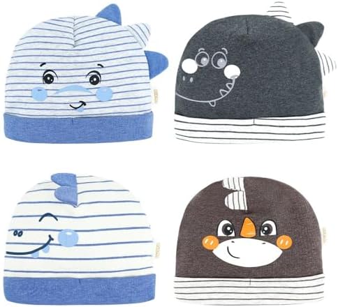 Adorable Newborn Toddler Dinosaur Hat Set