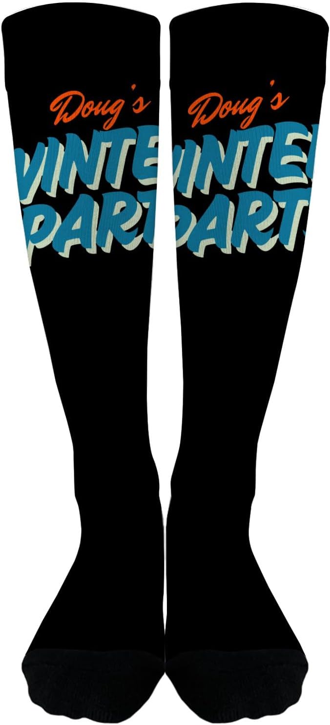 Dougs 2025 Winter Party Mens Dress Socks for Work More