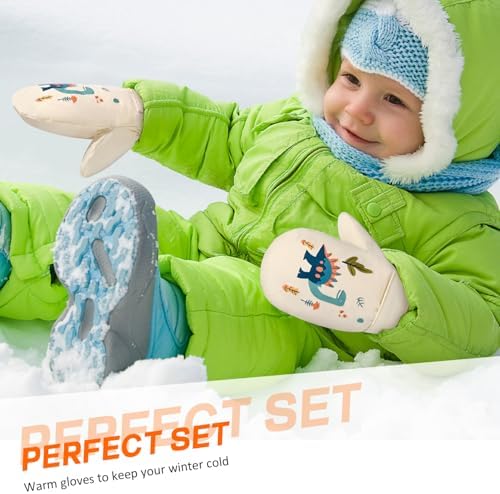 BUCAUM Baby Toddler Mitten Gloves Soft Warm and Waterproof - for Kids